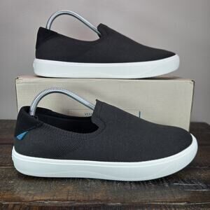 Vessi Boardwalk Slip On Womens Size 9 Waterproof Shoes Sneakers Boulder Black